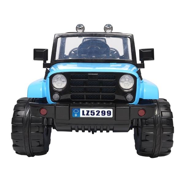 LEADZM LZ-5299 Small Jeep Dual Drive Battery 12V7Ah * 1 with 2.4G Remote Control Blue