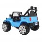 LEADZM LZ-5299 Small Jeep Dual Drive Battery 12V7Ah * 1 with 2.4G Remote Control Blue