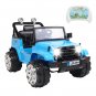 LEADZM LZ-5299 Small Jeep Dual Drive Battery 12V7Ah * 1 with 2.4G Remote Control Blue