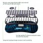 i8 Mini 2.4GHz Wireless Keyboard with Touchpad Black