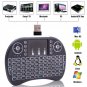 i8 Mini 2.4GHz Wireless Keyboard with Touchpad Black