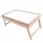 Table Top Adjustable Dining-table Wood Color & White Plank