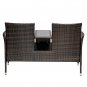 1pc Lover Chair Brown Gradient