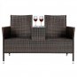 1pc Lover Chair Brown Gradient