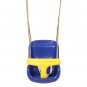 High Back Infant Swing Wide Seat Belt Toddler Child Kid Outdoor Play Blue