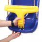 High Back Infant Swing Wide Seat Belt Toddler Child Kid Outdoor Play Blue