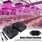 1800W 180*10W Full Spectrum 3030 Lamp Bead Plant Lamp Single Control Black