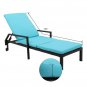 Wheeled Bed Black Gold Thread