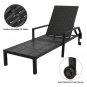 Wheeled Bed Black Gold Thread