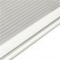 200 x 100 Household Application Door & Window Rain Cover Eaves Canopy Silver & Gray Bracket