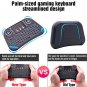 Mini i10 2.4G Air Mouse Wireless Keyboard with Touchpad Black
