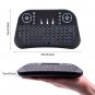 Mini i10 2.4G Air Mouse Wireless Keyboard with Touchpad Black