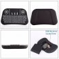 Mini i10 2.4G Air Mouse Wireless Keyboard with Touchpad Black