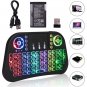 Mini i10 2.4G Air Mouse Wireless Keyboard with Touchpad Black