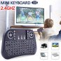 Mini i10 2.4G Air Mouse Wireless Keyboard with Touchpad Black