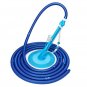 Auto Swimming Pool Cleaner with 10pcs Durable Hose Blue