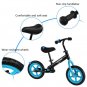Kids Balance Bike Height Adjustable Blue