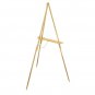 Portable Triangle Beech Easel Showing Stand Burlywood