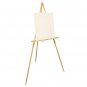 Portable Triangle Beech Easel Showing Stand Burlywood
