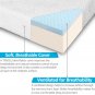 10" Two Layers Traditional Firm High Softness Cotton Mattress with 2 Pillows (Twin Size) White