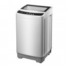 ZOKOP Full-Automatic Washing Machine Portable Compact Laundry Washer Spin with Drain Pump Gray