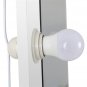 FCH Single Drawer Dresser with Light Cannon and Large Mirror White Cold Light