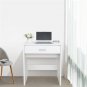 FCH Single Drawer Dresser with Light Cannon and Large Mirror White Cold Light