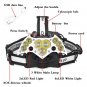 200000LM 11LED USB Chargeable Headlight HT011 Grey
