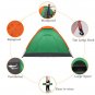 2-Person Waterproof Camping Dome Tent for Outdoor Hiking Survival Orange & Green