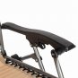 Zero Gravity Lounge Chair with Awning Leisure Chair Khaki