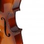 New 3/4 Acoustic Violin Case Bow Rosin Natural