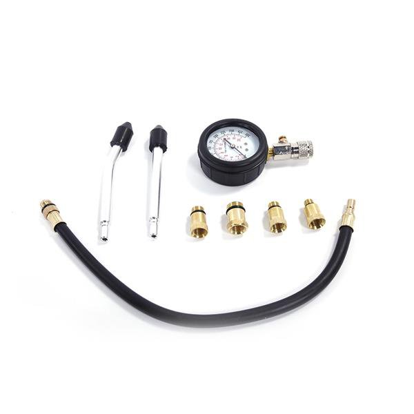 Multifunction Cylinder Pressure Gauge Black