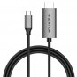 LENTION 30Hz USB C to HDMI 2.0 Cable Adapter for MacBook Pro, 2018 iPad Pro & Mac Air, Chrome Gray