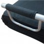 Foldable Dual Purpose Single Sofa Bed with Dust Cover Black