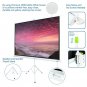 Leadzm 100 INCH 4:3 HD Portable Pull Up Projector Screen Home Theater Stand Tripod