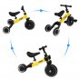 Kids 3 in 1 Tricycles Yellow
