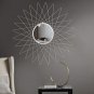 Artisasset Iron Wall Mirror Decorative Mirror Silver Round Mirror Decorative Mirror