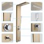 60 inch Shower Panel Tower System Stainless Steel 5 in 1 Multi-Function Shower Panel -Gold Golden