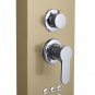 60 inch Shower Panel Tower System Stainless Steel 5 in 1 Multi-Function Shower Panel -Gold Golden