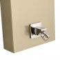 60 inch Shower Panel Tower System Stainless Steel 5 in 1 Multi-Function Shower Panel -Gold Golden