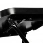 Hairdressing Folding Trolley Cart ABS Tray Iron Frame With Wheels (Iron Frame Plastic Wheels) Black