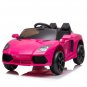 Kids Ride On Car Rechargeable Toy Vehicle with Remote Control-Rose Red