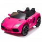Kids Ride On Car Rechargeable Toy Vehicle with Remote Control-Rose Red