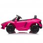 Kids Ride On Car Rechargeable Toy Vehicle with Remote Control-Rose Red