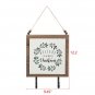 Artisasset a Set Believe In The Magic Of Christmas Christmas Wooden Wall Hanging