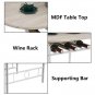 Oak PVC (80x53x76cm)Baking Lacquer Couples Bending Back Breakfast Table (One Table and Two Chairs)