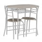 Oak PVC (80x53x76cm)Baking Lacquer Couples Bending Back Breakfast Table (One Table and Two Chairs)