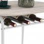 Oak PVC (80x53x76cm)Baking Lacquer Couples Bending Back Breakfast Table (One Table and Two Chairs)