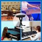 Glarry Foldable 3-levels Piano Bench Electronic Bench