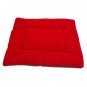 Washable Soft Comfortable Silk Wadding Bed Pad Mat Cushion for Pet Red Wine L